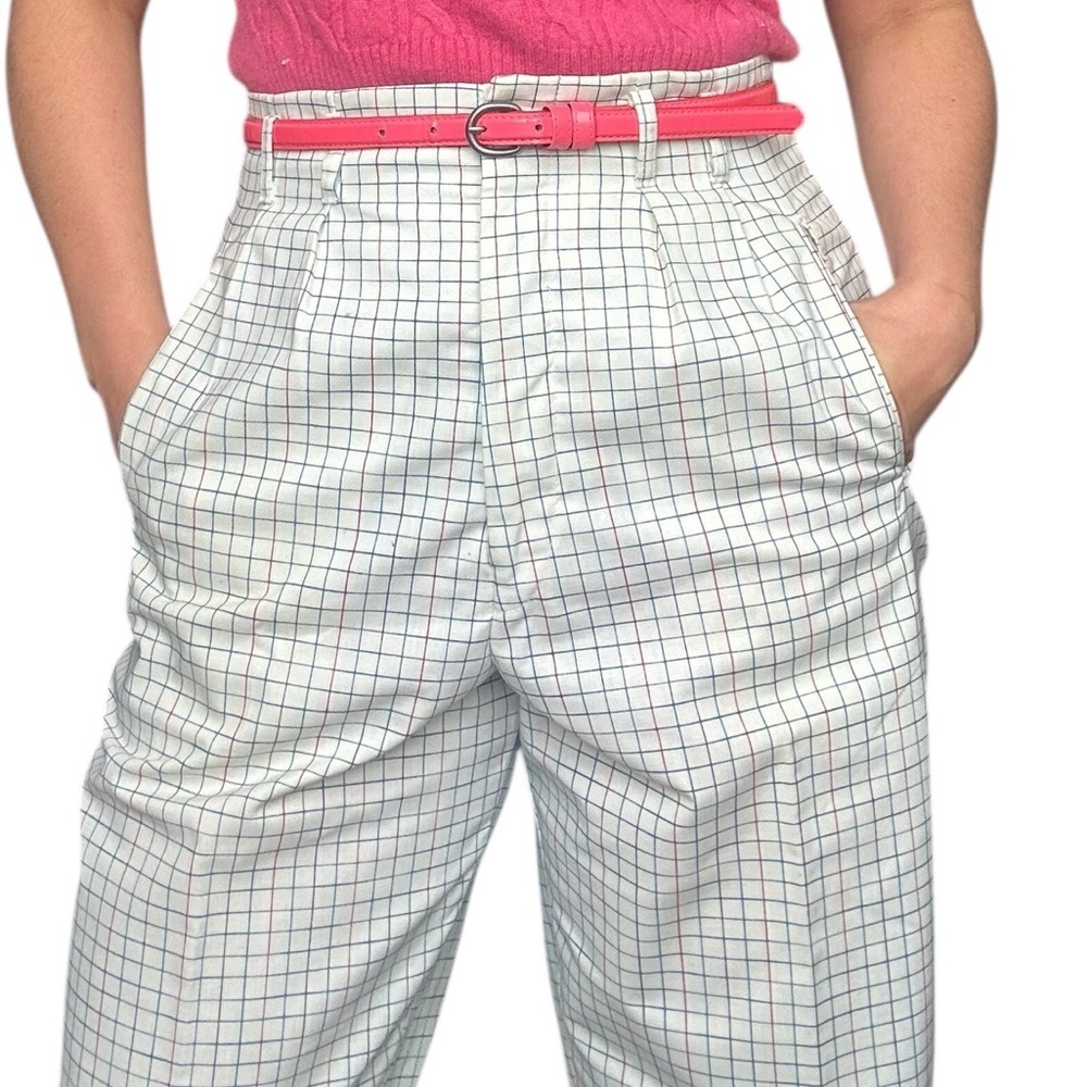 Palmettos Plaid Ankle Pants – Preppy Classic - Small